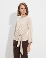 BLOUSE KNITTED FRONT KNOT - Image 3