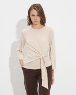 BLOUSE KNITTED FRONT KNOT - Image 6