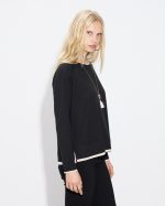 BLOUSE KNIT CONTRAST - Image 4