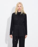 BLOUSE KNITTED RIBBED