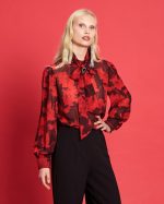 BLOUSE CREP FLOWER PRINT - Image 4