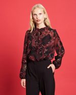 BLOUSE CHIFFON PRINTED
