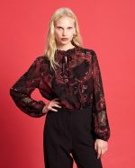BLOUSE CHIFFON PRINTED - Image 2