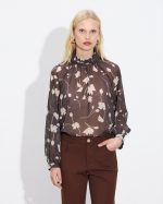CHIFFON BLOUSE FLOWER PRINT - Image 2