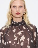 CHIFFON BLOUSE FLOWER PRINT - Image 3