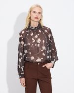 CHIFFON BLOUSE FLOWER PRINT - Image 6