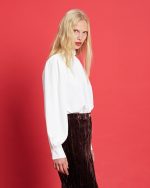 BLOUSE CREPE HIGH NECK - Image 16