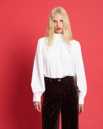 BLOUSE CREPE HIGH NECK - Image 17