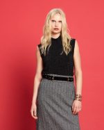 BLOUSE SLEEVELESS HIGH NECK