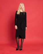 MIDI DRESS KNOT FRONT