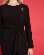 MIDI DRESS KNOT FRONT - Image 3