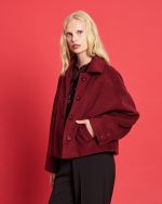 COAT CROPPED OVERSIZE