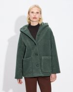 HOODED CARDIGAN COAT - Image 8