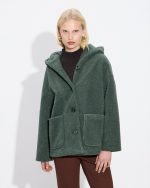 HOODED CARDIGAN COAT - Image 9
