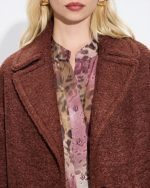 MID LENGTH BOUCLE COAT - Image 9