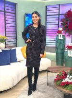 SKIRT PENCIL CHECKERED