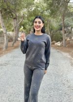 TROUSER KNITTED RHINESTONES - Image 2