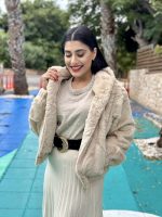 ELASTIC FAUX FUR JACKET - Image 3