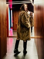 LONG FAUX FUR JACKET - Image 8