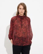 BLOUSE PRINTED MOCK NECK - Image 2