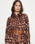 MIDI SHIRT DRESS PRINTED - Image 5