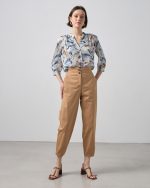 TROUSER COTTON HIGH WAIST - Image 2
