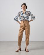 TROUSER COTTON HIGH WAIST - Image 4