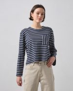 T-SHIRT CROPPED STRIPES