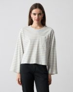 T-SHIRT CROPPED STRIPES - Image 3