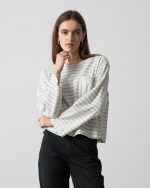 T-SHIRT CROPPED STRIPES - Image 7