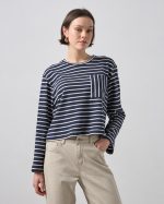 T-SHIRT CROPPED STRIPES - Image 8