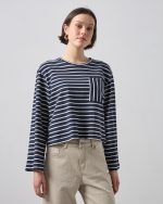T-SHIRT CROPPED STRIPES - Image 9