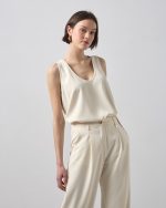 BLOUSE CREPE SLEEVELESS - Image 6