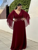 MAXI CHIFFON DRESS - Image 2