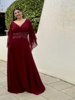 MAXI CHIFFON DRESS - Image 3