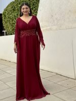 MAXI CHIFFON DRESS - Image 7