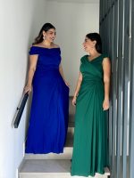 MAXI DRESS RUCHED SIDE