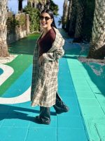LONG COAT CHECKERED - Image 4