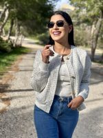 TWEED BOMBER JACKET - Image 8