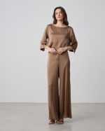 TROUSER SATIN WIDE LEG - Image 2