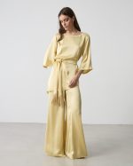 TROUSER SATIN WIDE LEG - Image 18