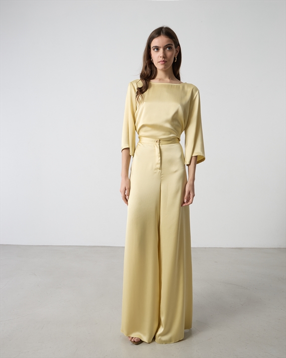 21033.jpg TROUSER SATIN WIDE LEG - Image 1