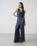 JUMPSUIT SATIN DRAPE