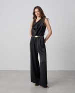 JUMPSUIT SATIN DRAPE - Image 5