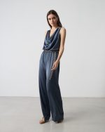 JUMPSUIT SATIN DRAPE - Image 15