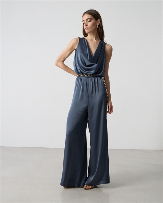 21035.jpg JUMPSUIT SATIN DRAPE - Image 1