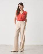 TROUSER WIDE LEG TENCEL LINEN - Image 3