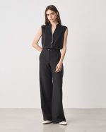 TROUSER WIDE LEG TENCEL LINEN - Image 8