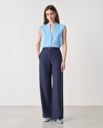 TROUSER WIDE LEG TENCEL LINEN - Image 21