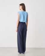 TROUSER WIDE LEG TENCEL LINEN - Image 23